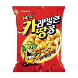 카라멜콘땅콩72g(크라운)