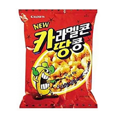 카라멜콘땅콩72g(크라운)