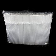 ●스트롱[빨대]7mm(투명/주름)