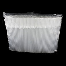 ●스트롱[빨대]7mm(투명/주름)