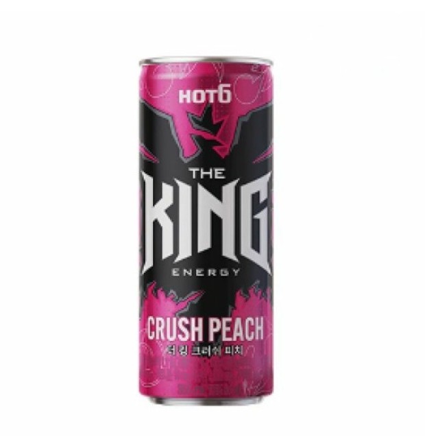 핫식스더킹크러쉬피치355ml캔(롯데칠성)