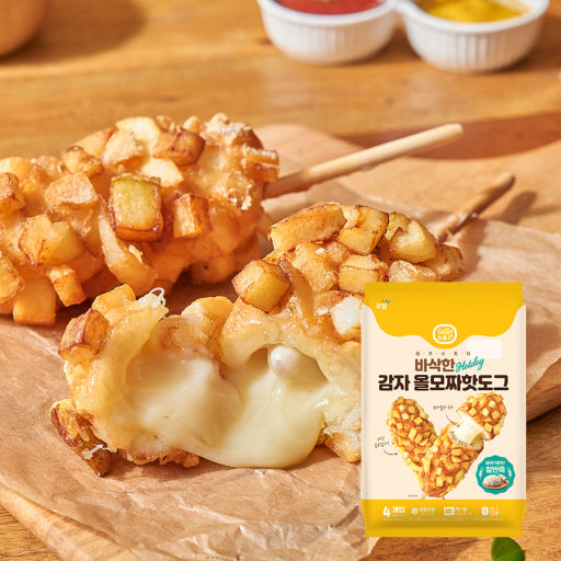 ▷우양-벌크[4입/낱개포장]**감자**올모짜핫도그360g