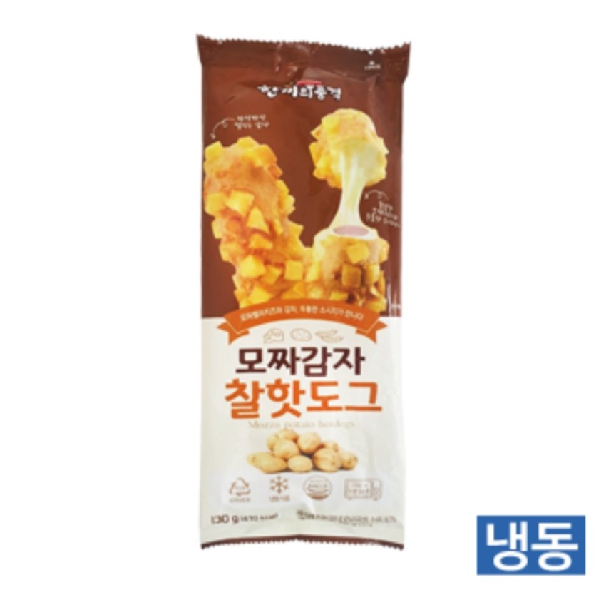 ▷**감자**한품-모짜찰핫도그130g[모짜감자찰핫도그]