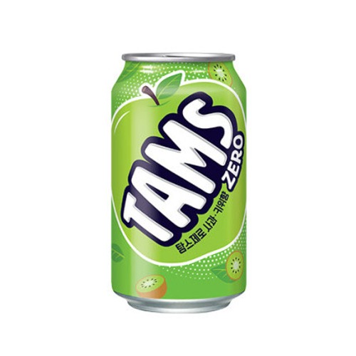 탐스제로사과(뚱)355ml캔(롯데칠성)