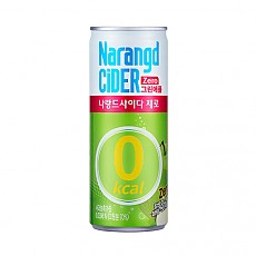 **그린애플**나랑드제로사이다245ml캔(동아오츠카)