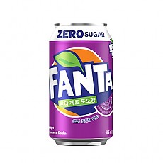 **제로**환타포도(뚱)355ml캔(코카)