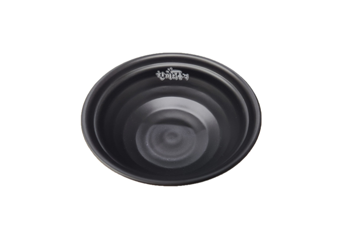 ●**블랙**한품그릇-국물/밥용기