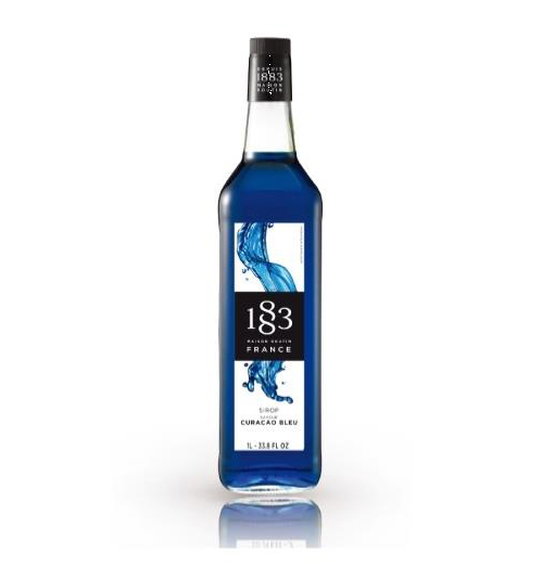 ●블루큐라소시럽1L병(1883)