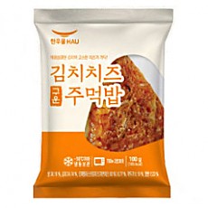 ▷한우물-김치치즈주먹밥100g